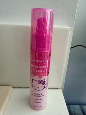 Hello Kitty Rosewater + Diamond Setting & Priming Spray - 100g 3.52 oz
